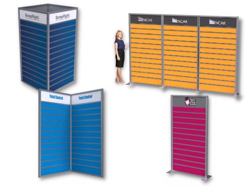 Portable slat walls
