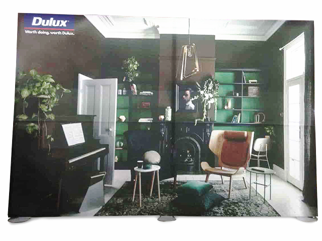 Low Profile Fabric Display Walls