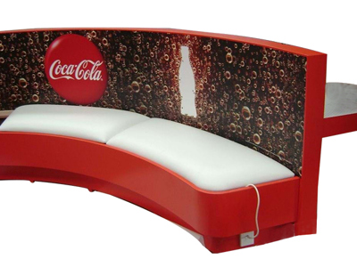 Custom Furniture for Coke