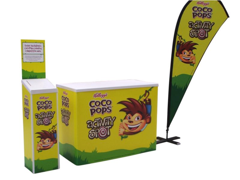 Combine the table with other visual elements such as entry units and flags