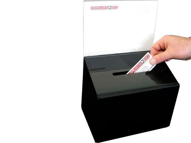 Small Acrylic Entry Box Smoked