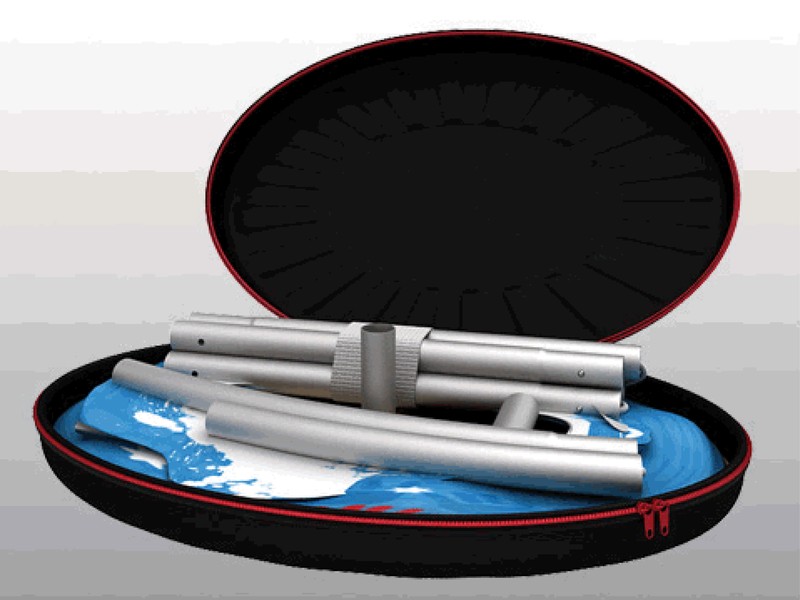 Carry case for portable banner