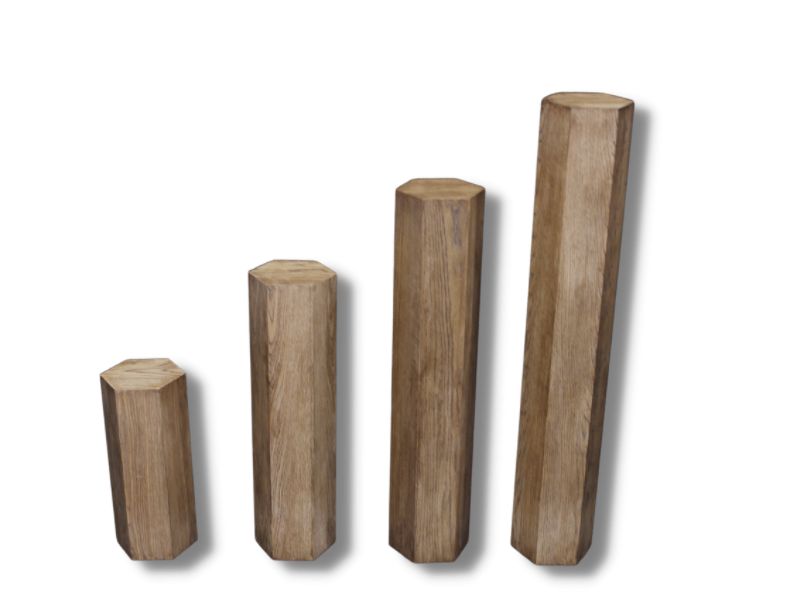 Custom plinths timber