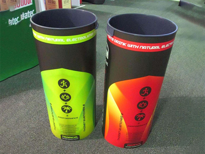 Round Display Bins