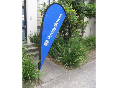 Teardrop Flag Printed