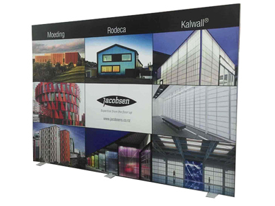 Low Profile Fabric Display Wall