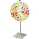 Prize wheel 1.5m high with 800mm diameter wheel