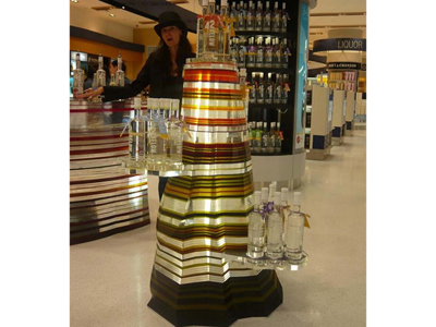 Custom acrylic display stand