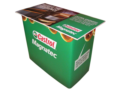 Demo Table with Branded Top