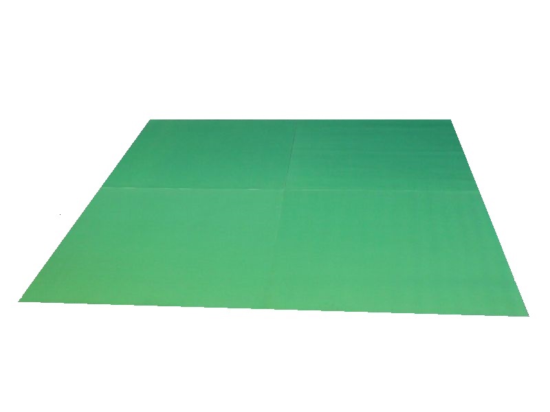 Green screen tile for video shoot