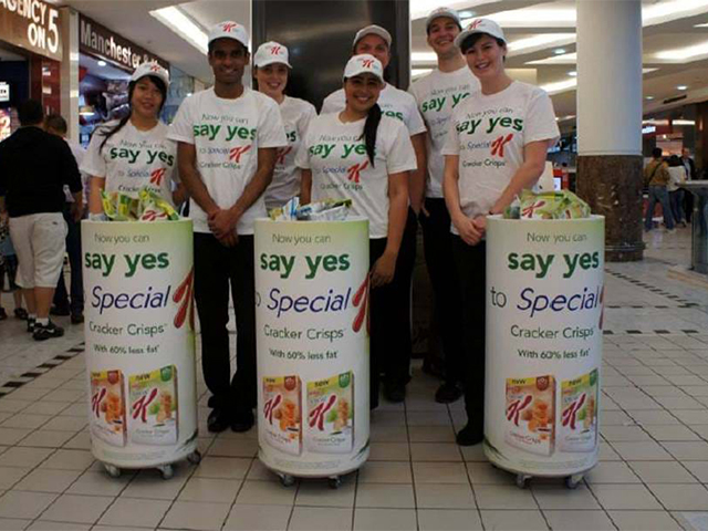 Mall Sampling Trolleys