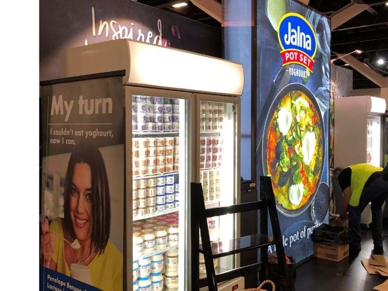  3-sided exhibition lightbox