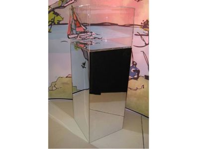 Mirror Finish Plinth With Showcase