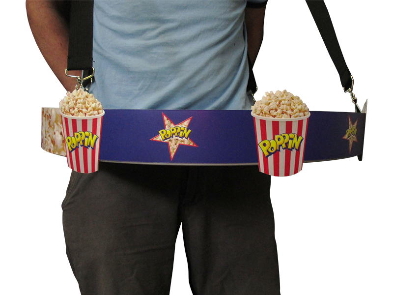 Graphic strips can have profile cutting for added attention