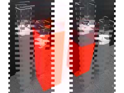 Displays Orange Lectern Merchandise