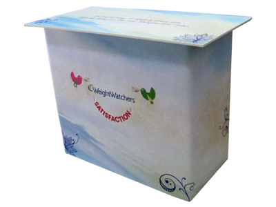 Sales Table with Branded Top