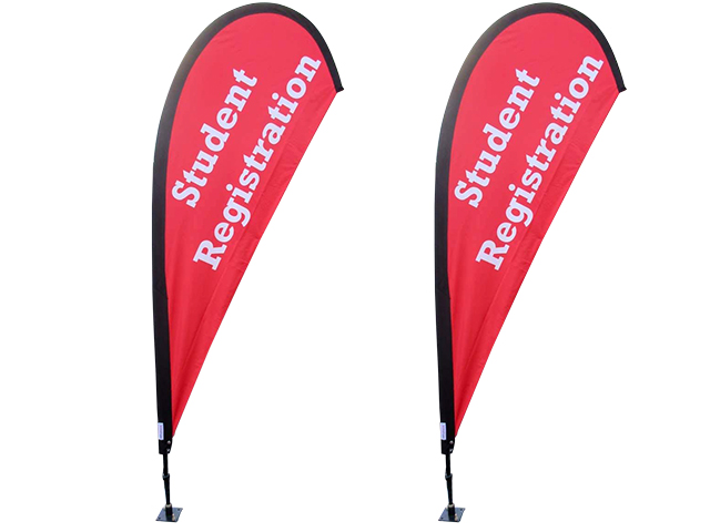 Teardrop flag