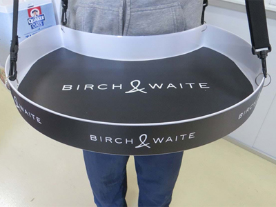 Strap on Sampling Tray