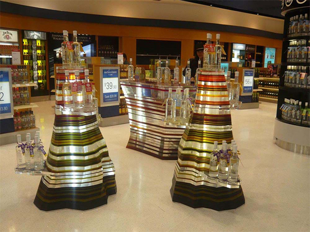  Retail merchandising Unit for use in Duty Free at Auckland Airport