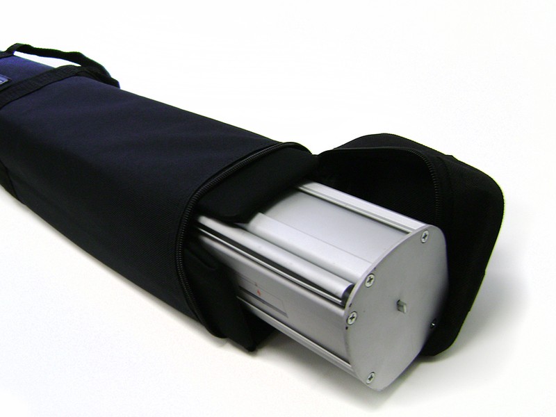 Promo hardware in carry bag