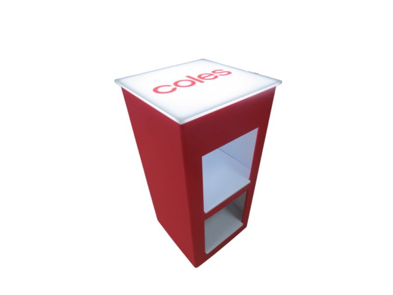 Frosted tops can be added to any plinth style