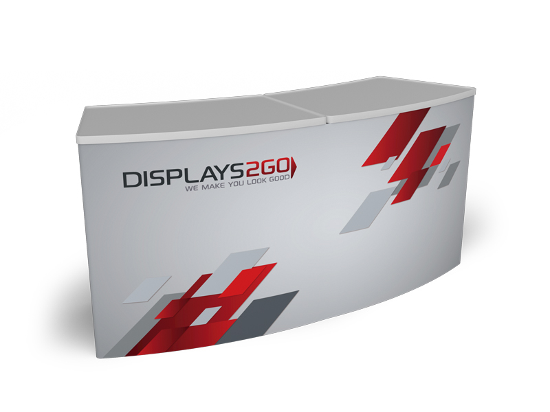 2 x white Superlight 800 with one-piece wrap to cover both tables