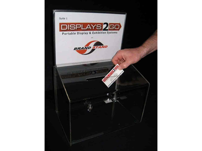 Large Acrylic Entry Box Clear