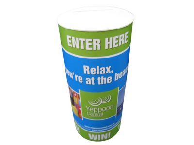 Round Entry Unit For Mall Activation