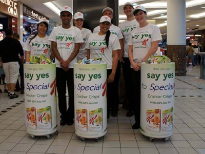 Mall Sampling Trolleys
