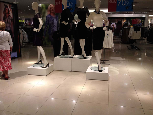 Timber Retail Display Pedestals