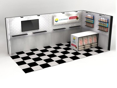 Expo Stand with TV