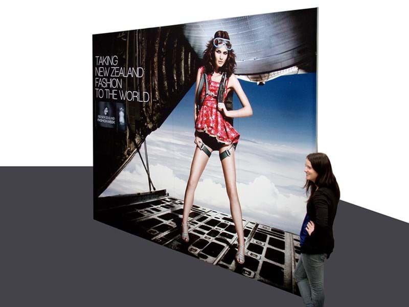 3 metre high exhibition backdrop