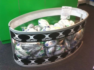 Retail Display Unit For Balls