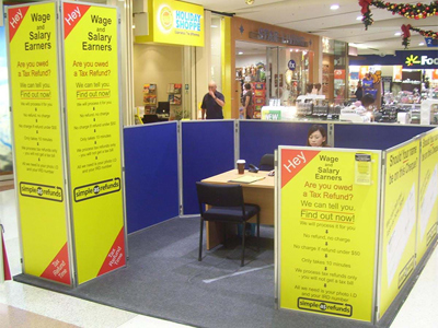 Shopping Centre Booth Display