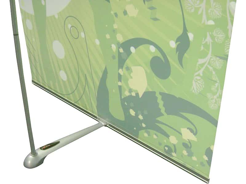 support foot and pole for banner display