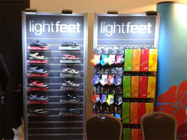 Slat Wall For Shoe Display