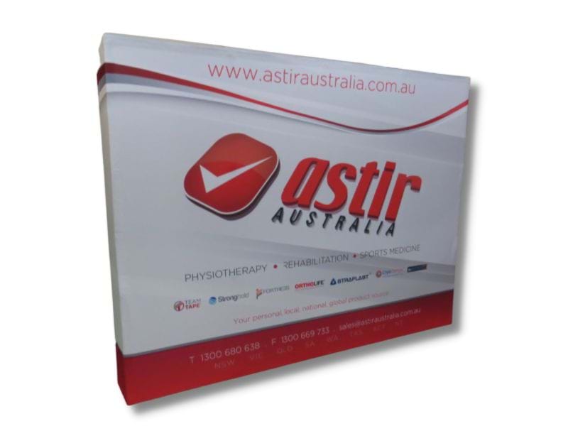 Straight pop-up stand in 3m width