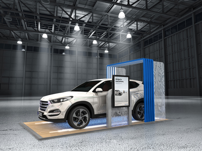 Small Stand Car Display