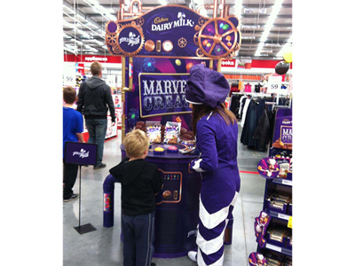 Cadbury instore activation