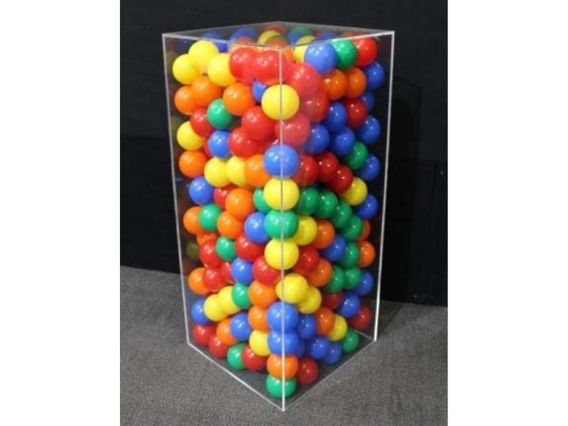 Clear acrylic plinth