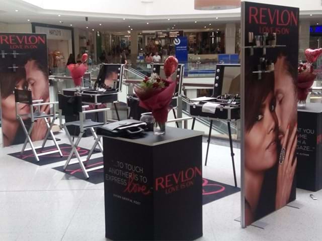 Revlon Mall Display