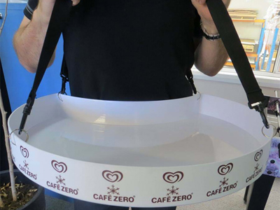 Vendor Sampling Trays Portable