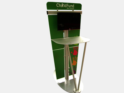 Portable Laptop Kiosk