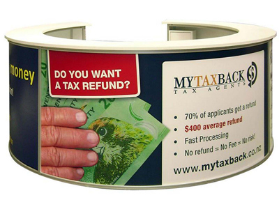 Circular Booth Counter