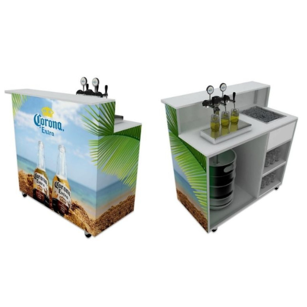 Portable bars and kitchens