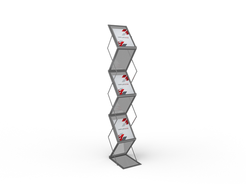z-fold brochure rack A4