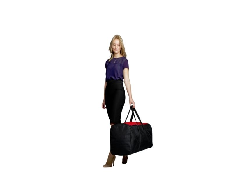 Carry bag for portable backdrop