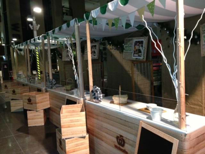 Woolworths Demo Stand