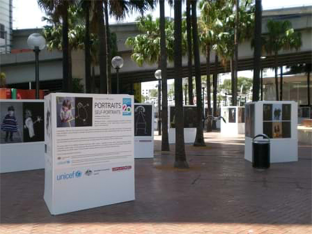 Outdoor Triangular Sign