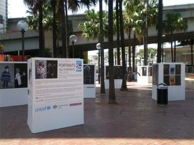 Outdoor Triangular Sign